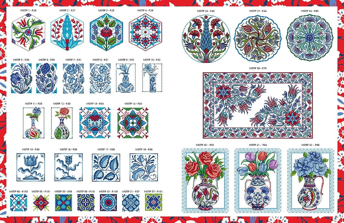 Cross Stitch Inspiration: Designs from Iznik and Delft - Patterns Magazine