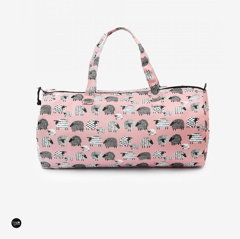 Pink BOWLING Bag - DMC - Sheep Motif U1978