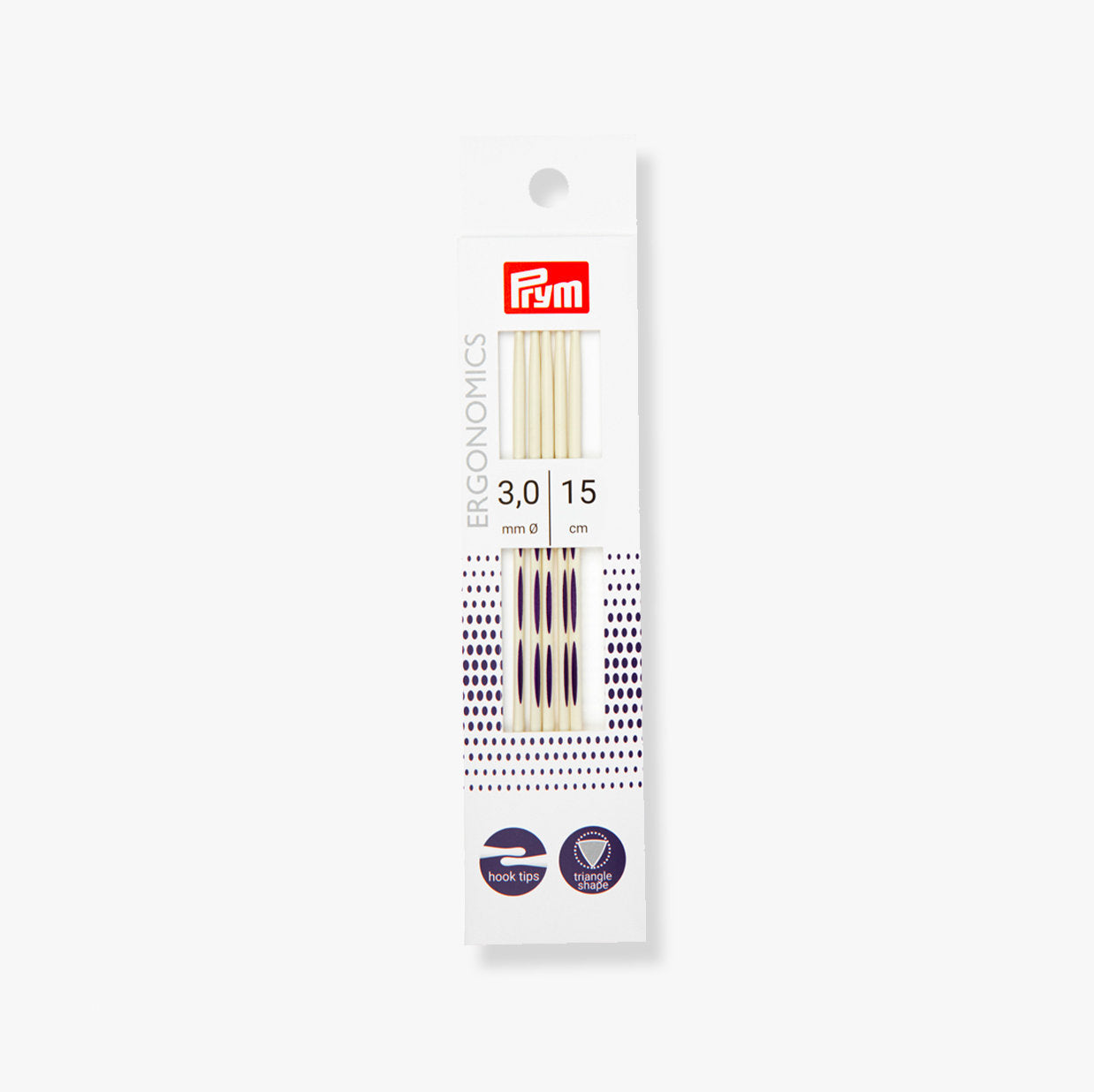 Prym Ergonomics double-pointed needles for comfortable round knitting