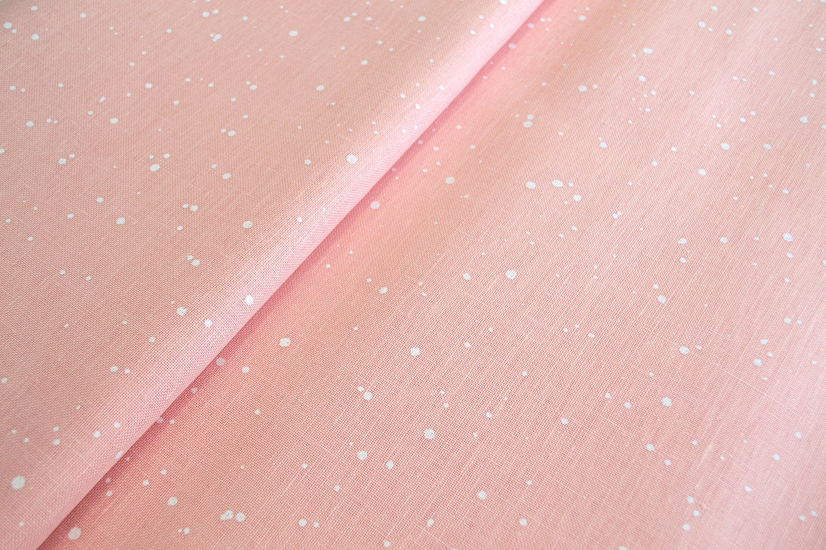 3609/4279 Belfast linen fabric 32 ct. Shine Powder Pink Splash by Zweigart