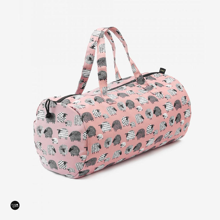 Pink BOWLING Bag - DMC - Sheep Motif U1978