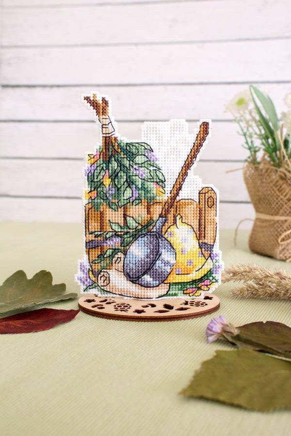 Cross Stitch Kit. Fragrant steam - MP Studio SR-916