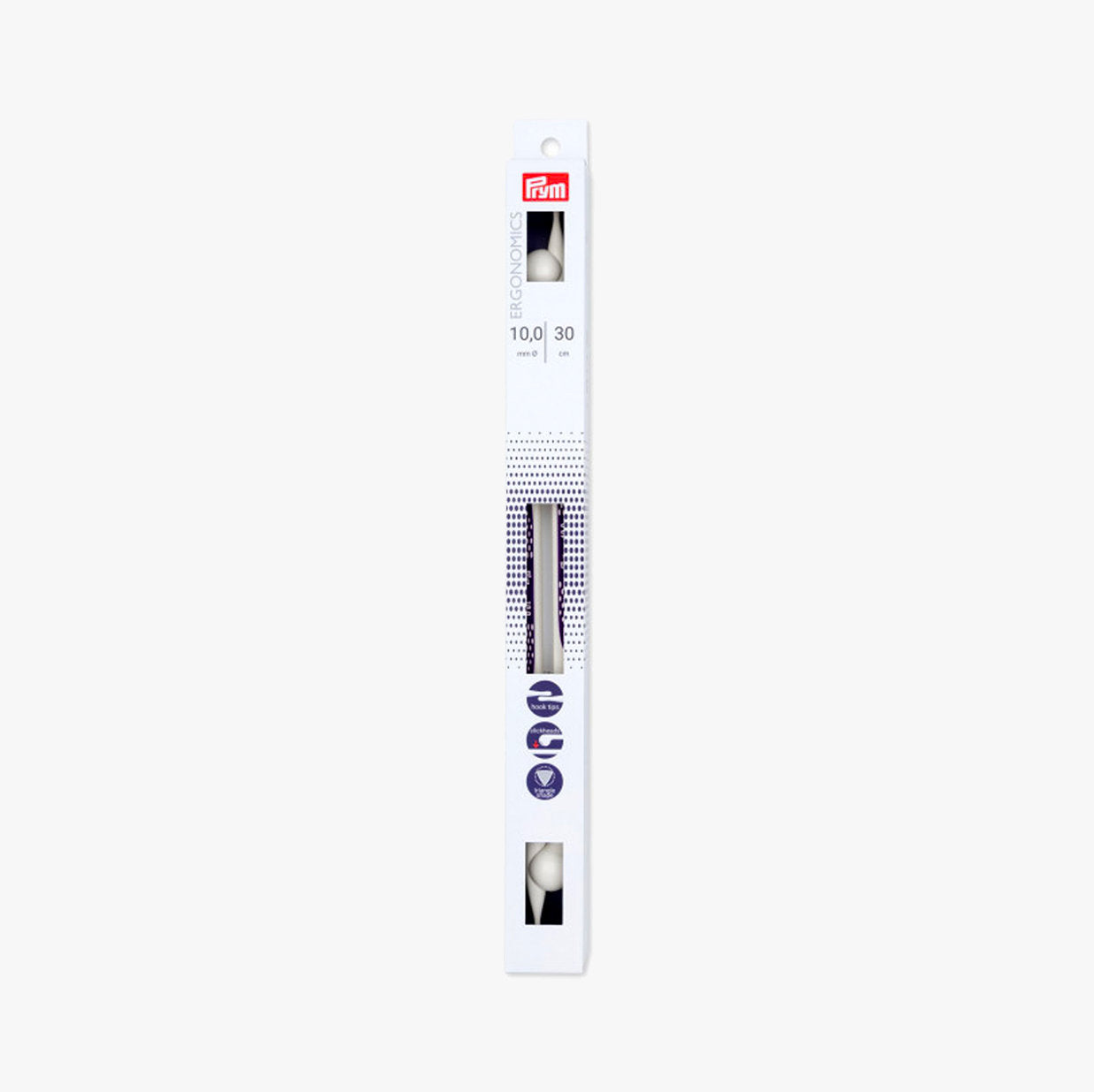 Prym ergonomic knitting needles with click head