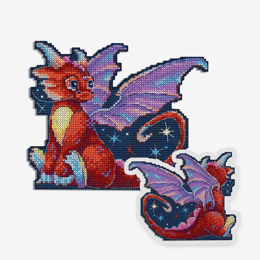 Cross Stitch Kit. Midnight Dragon - MP Studia SR-889