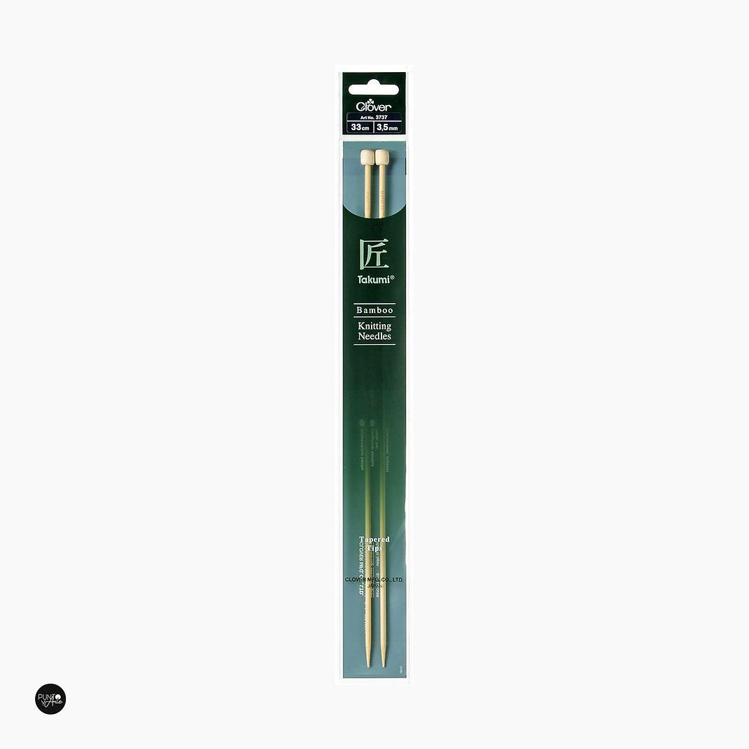 33 cm Takumi Bamboo Knitting Needles - Clover