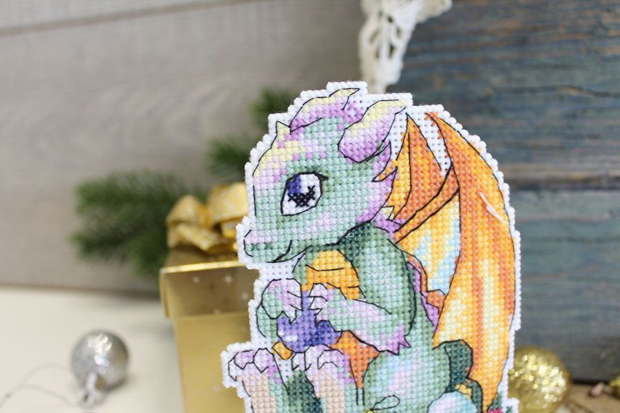 Cross Stitch Kit. New Year Dragon - MP Studia SR-904