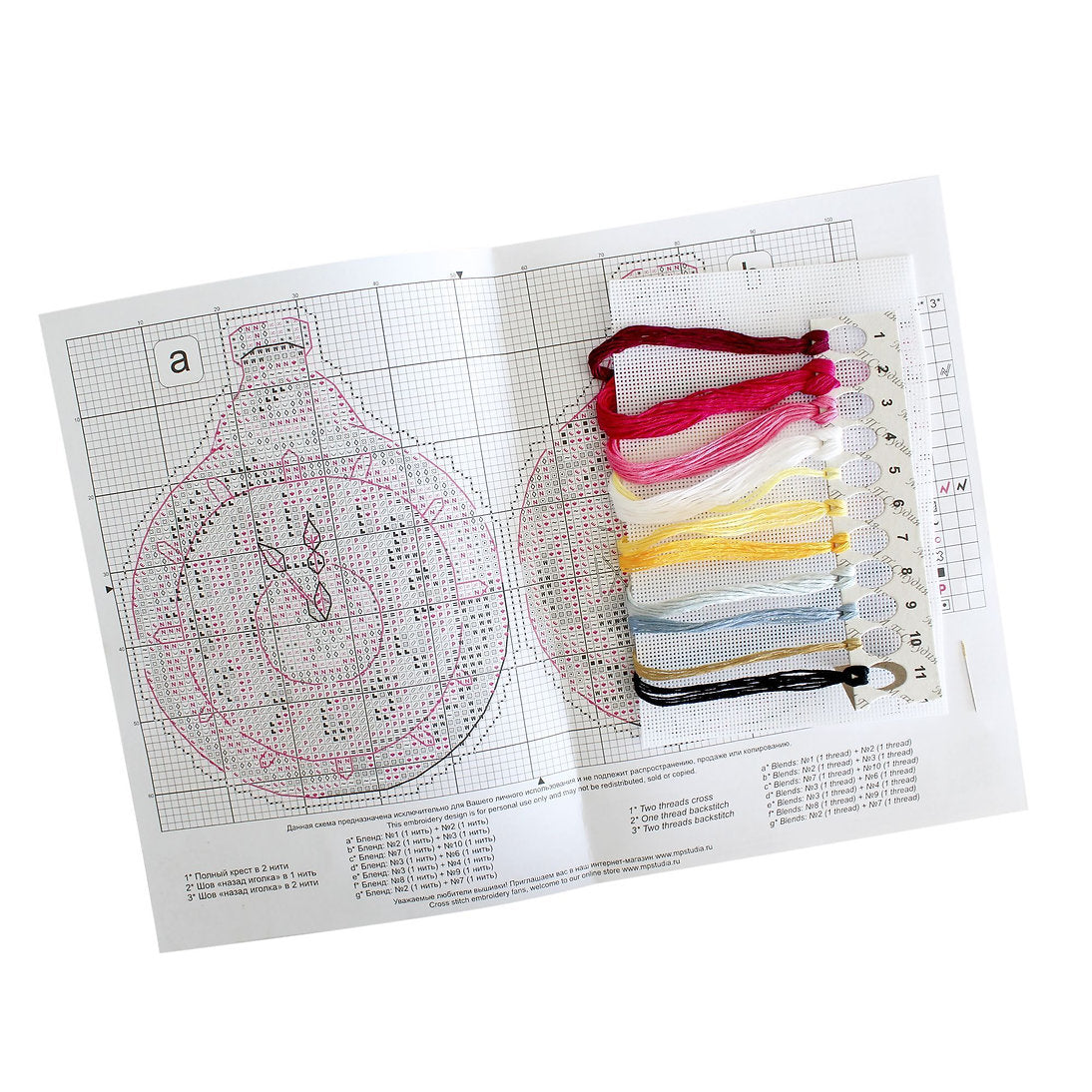 Cross Stitch Kit. Clock - MP Studia SR-907