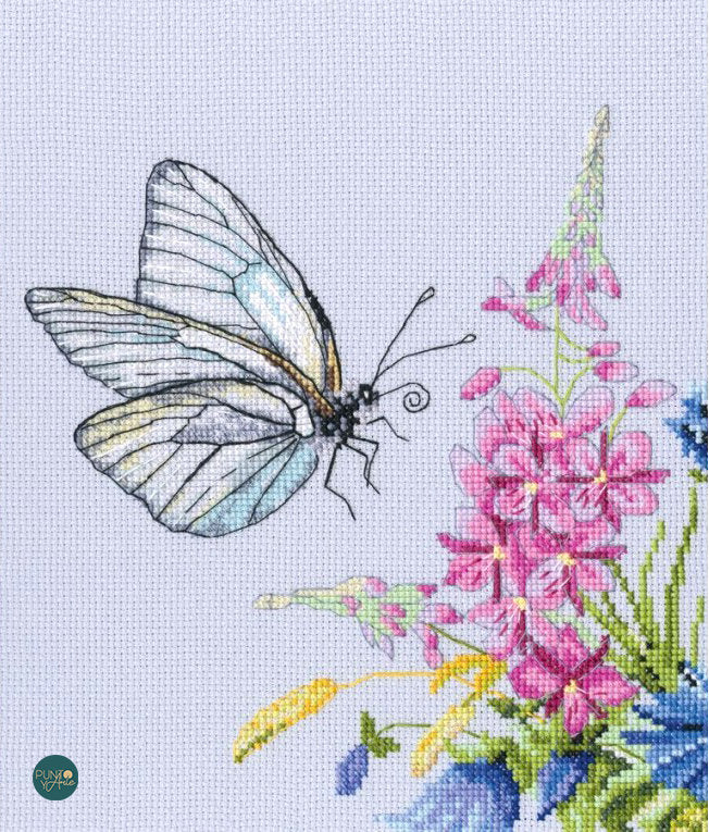 Cross stitch kit. On the Dandelion Parachute - M759 RTO