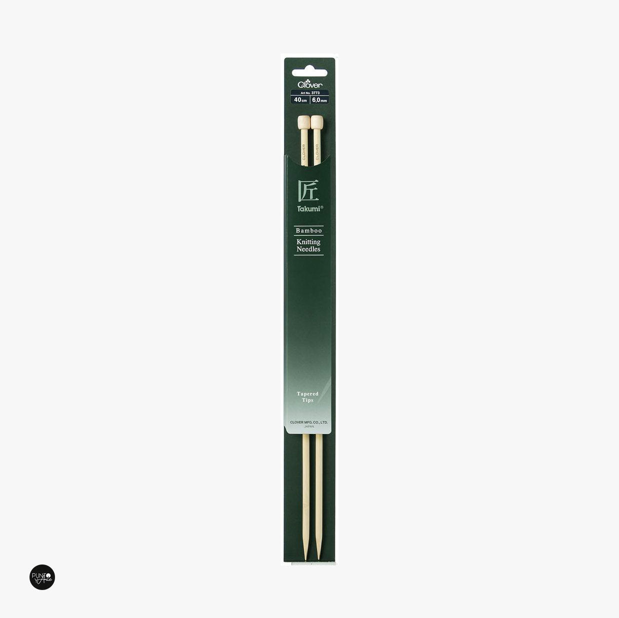 Bamboo knitting needles 40 cm Takumi - Clover