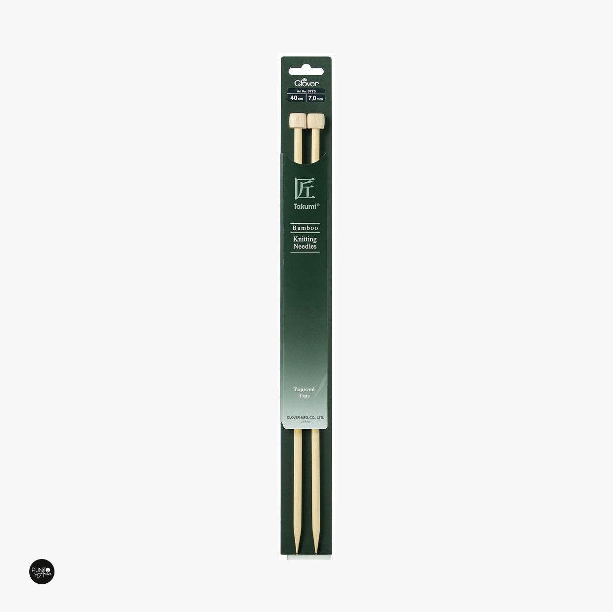 Bamboo knitting needles 40 cm Takumi - Clover