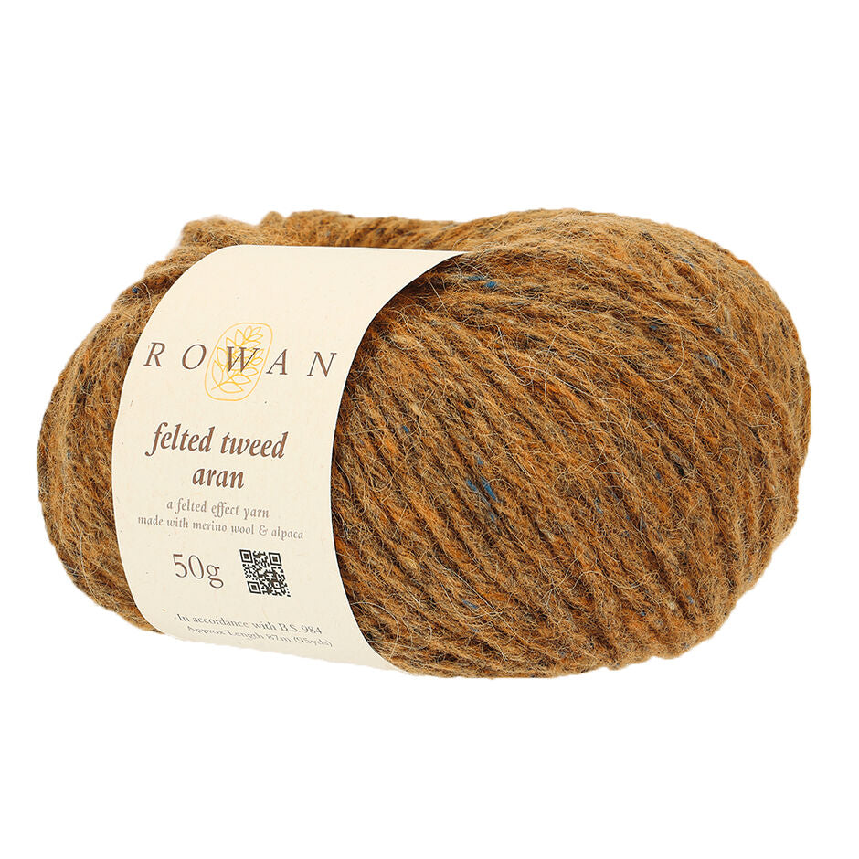 Lana Rowan Felted Tweed Aran - Calidez Rústica para Tejidos de Invierno