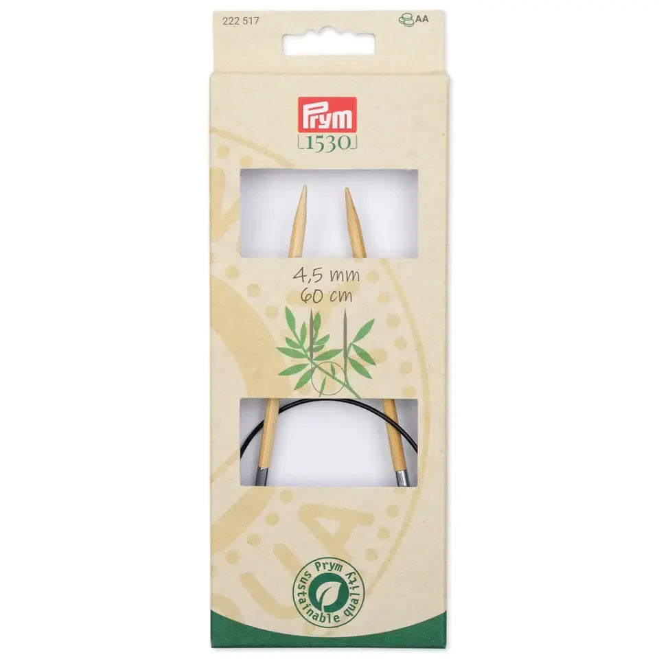 Prym 1530 Bamboo Circular Knitting Needles - Quality, Comfort and Sustainability