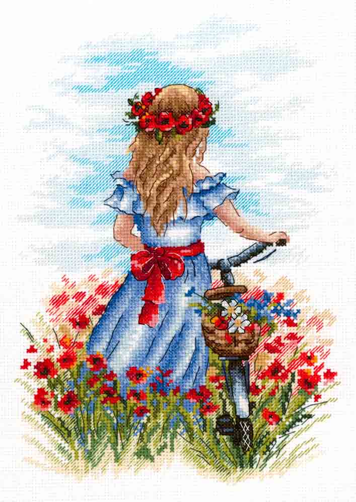 Cross stitch kit "Poppy dreams" SNV-848 MP Studia