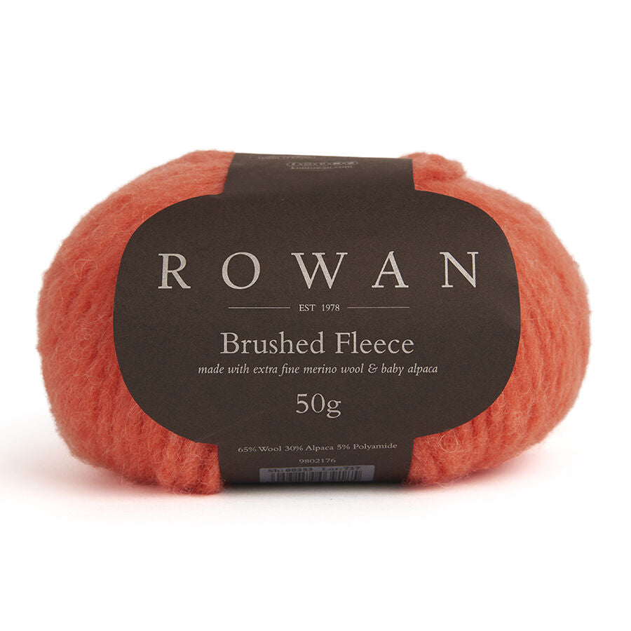 Rowan Brushed Fleece - Lana gruesa ligera y cálida con alpaca