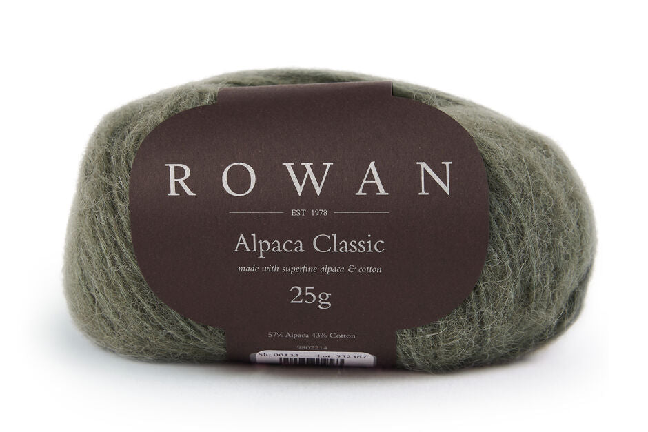 Rowan Alpaca Classic - Hilo ligero de alpaca y algodón para prendas cálidas y suaves