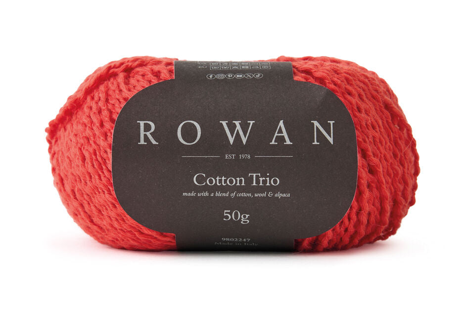 Rowan Cotton Trio - Mezcla Ligera de Algodón, Lana y Alpaca