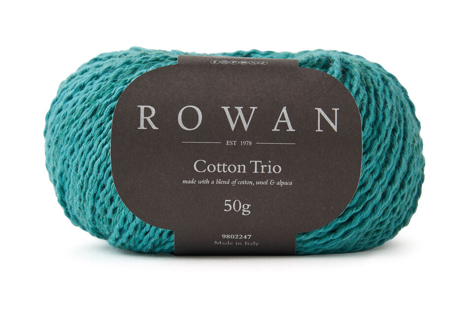 Rowan Cotton Trio - Mezcla Ligera de Algodón, Lana y Alpaca