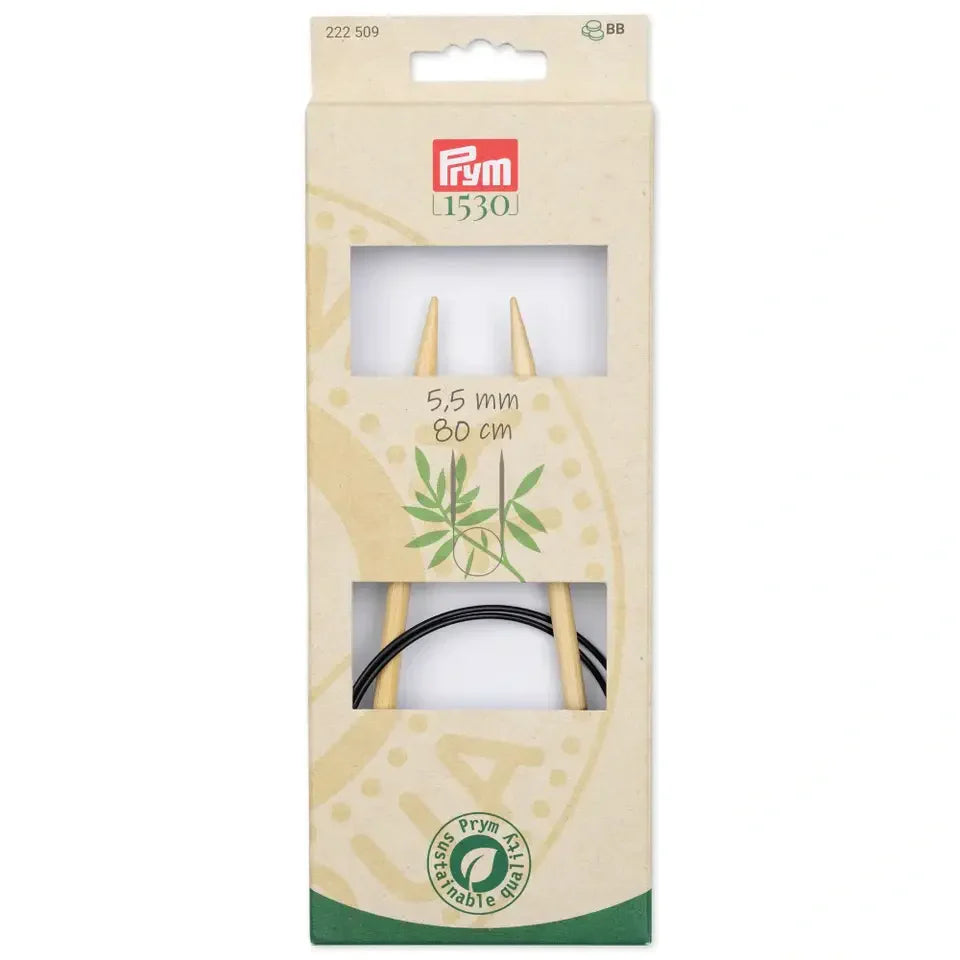 Prym 1530 Bamboo Circular Knitting Needles - Quality, Comfort and Sustainability