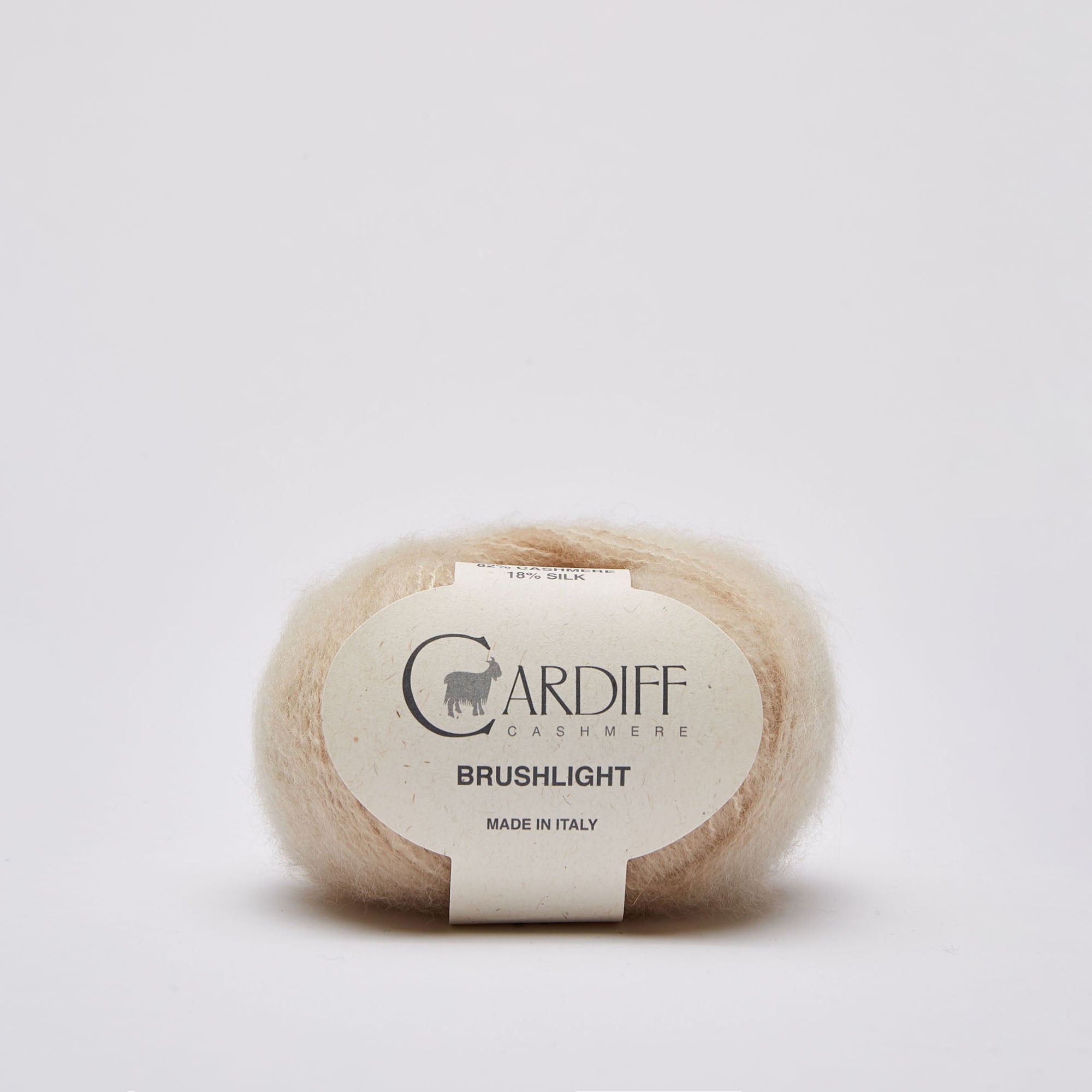 Cardiff Brushlight – Lana de Cachemira y Seda Cepillada DK (25 g / 138 m)