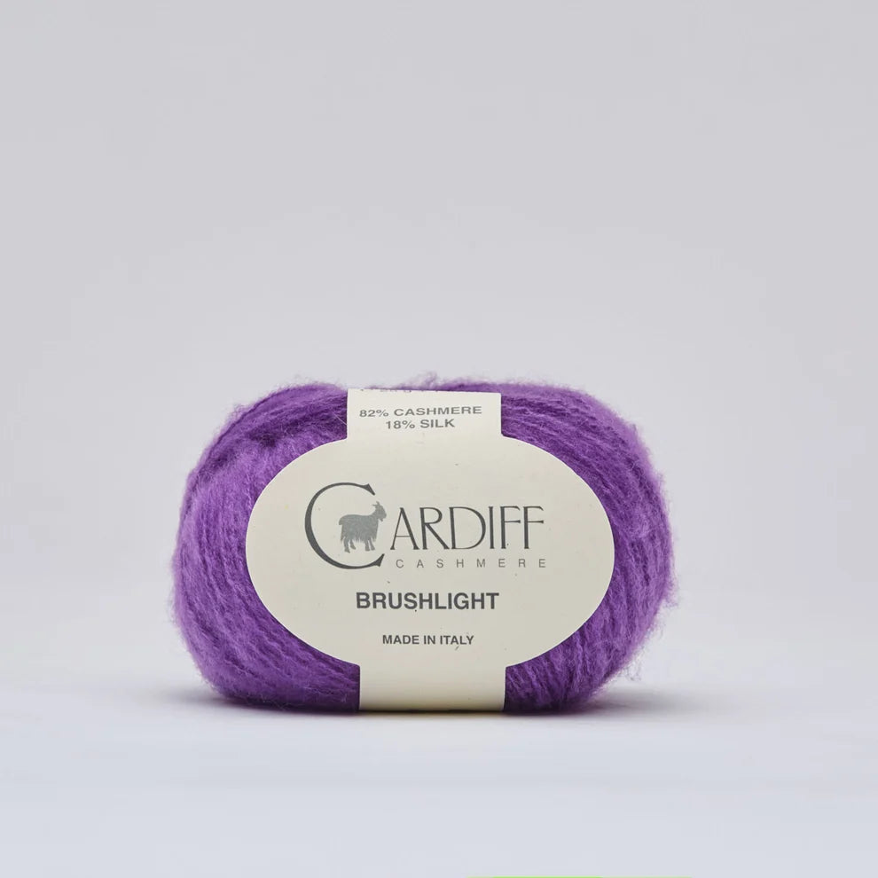 Cardiff Brushlight – Lana de Cachemira y Seda Cepillada (25 g / 138 m)
