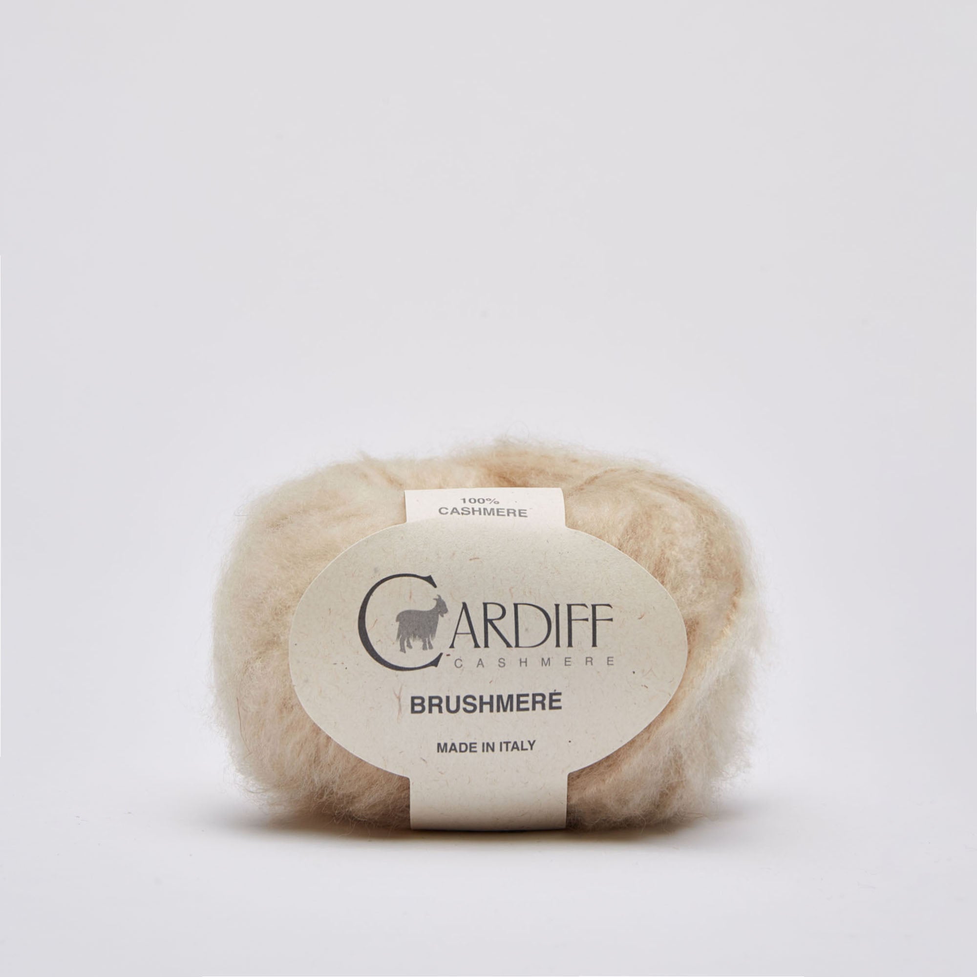 Cardiff Brushmere - Lana Bouclé Cepillada de Cachemira 100% (25 g / 45 m)
