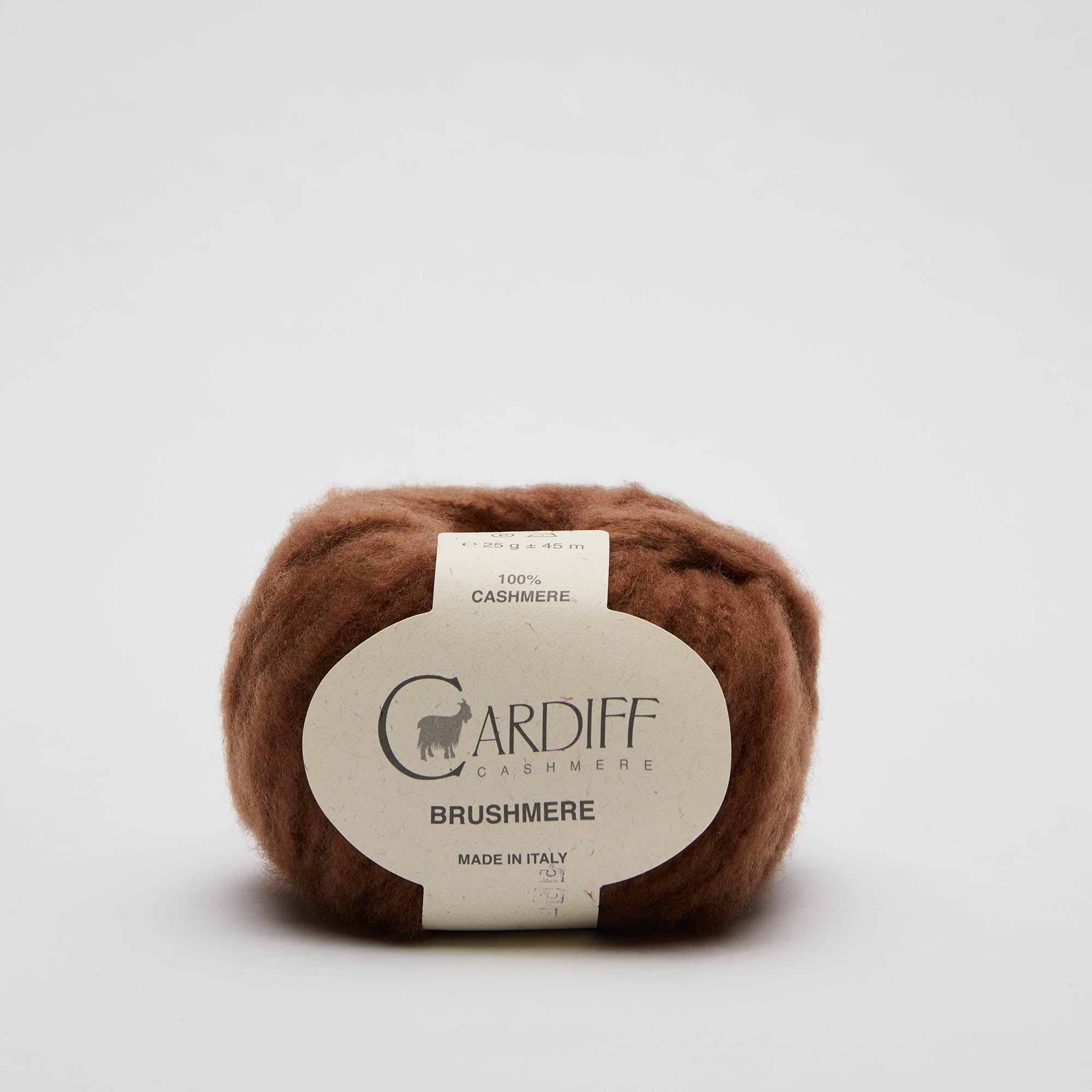 Cardiff Brushmere - Lana Bouclé Cepillada de Cachemira 100% (25 g / 45 m)
