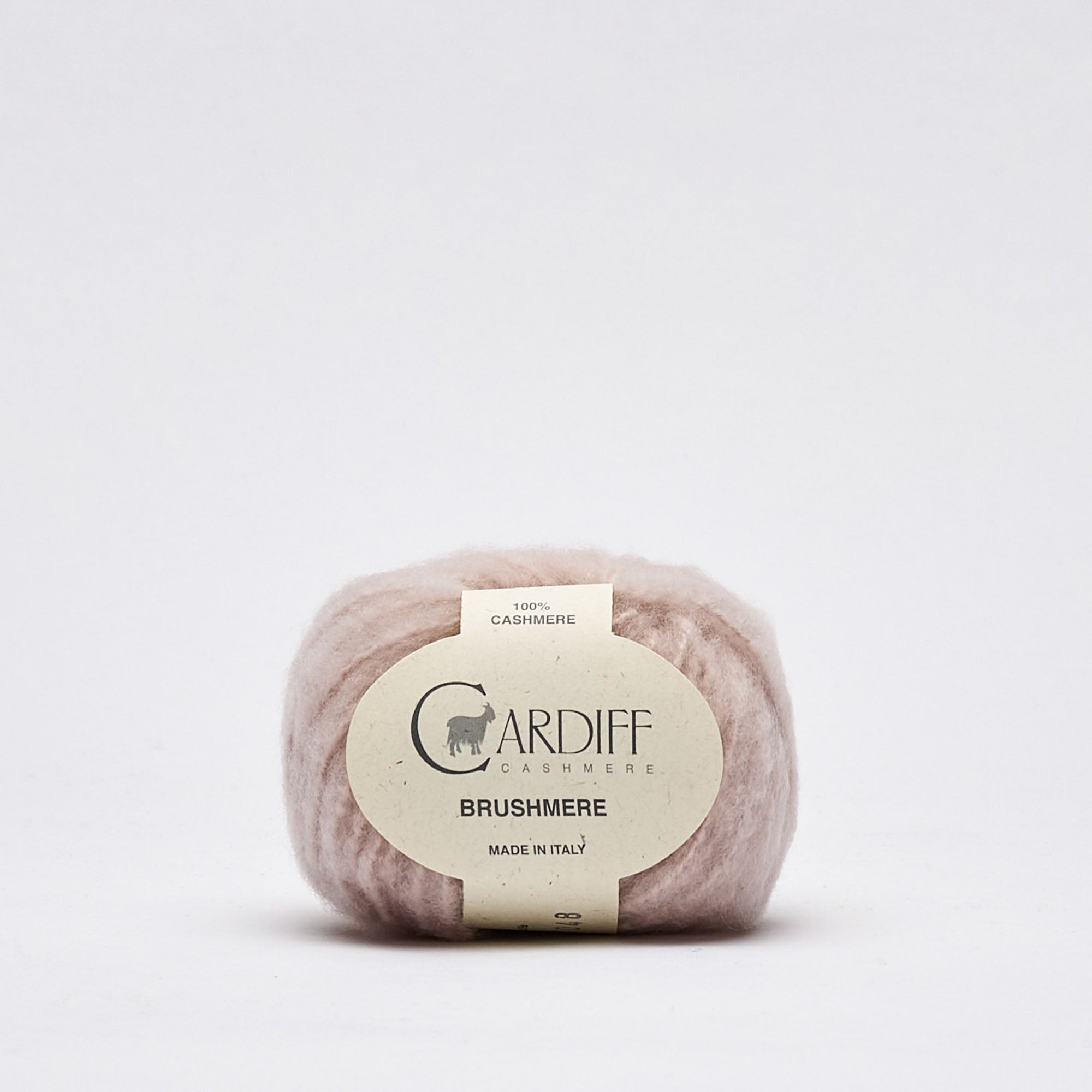 Cardiff Brushmere - Lana Bouclé Cepillada de Cachemira 100% (25 g / 45 m)