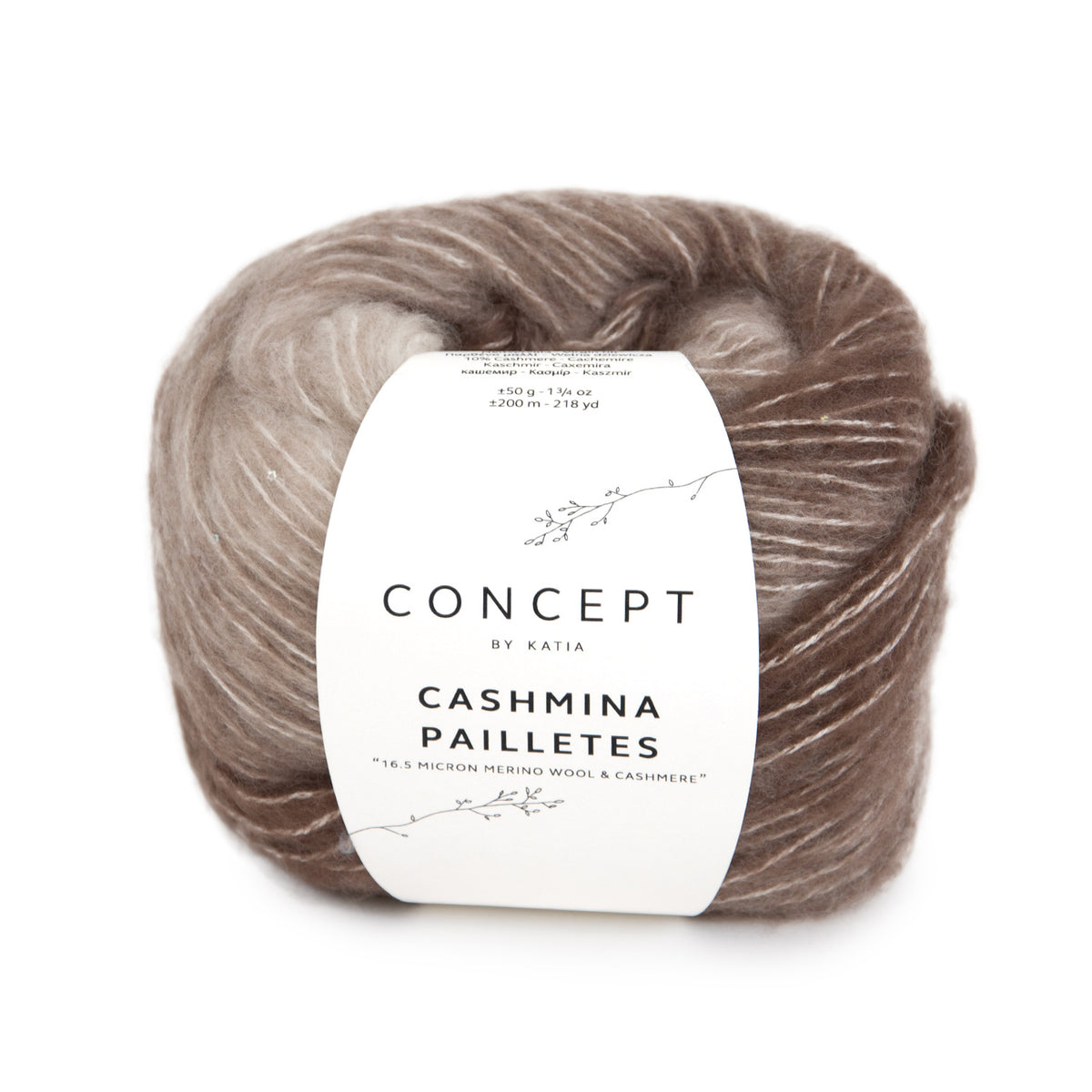 Cashmina Paillettes con Merino y Cashmere | Concept by Katia