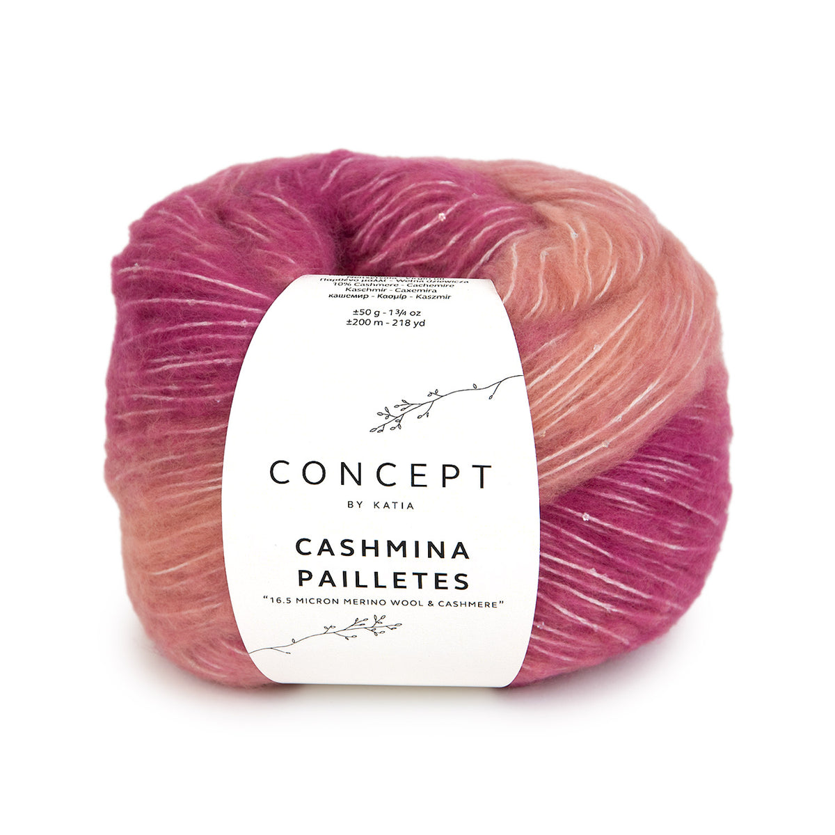 Cashmina Paillettes con Merino y Cashmere | Concept by Katia