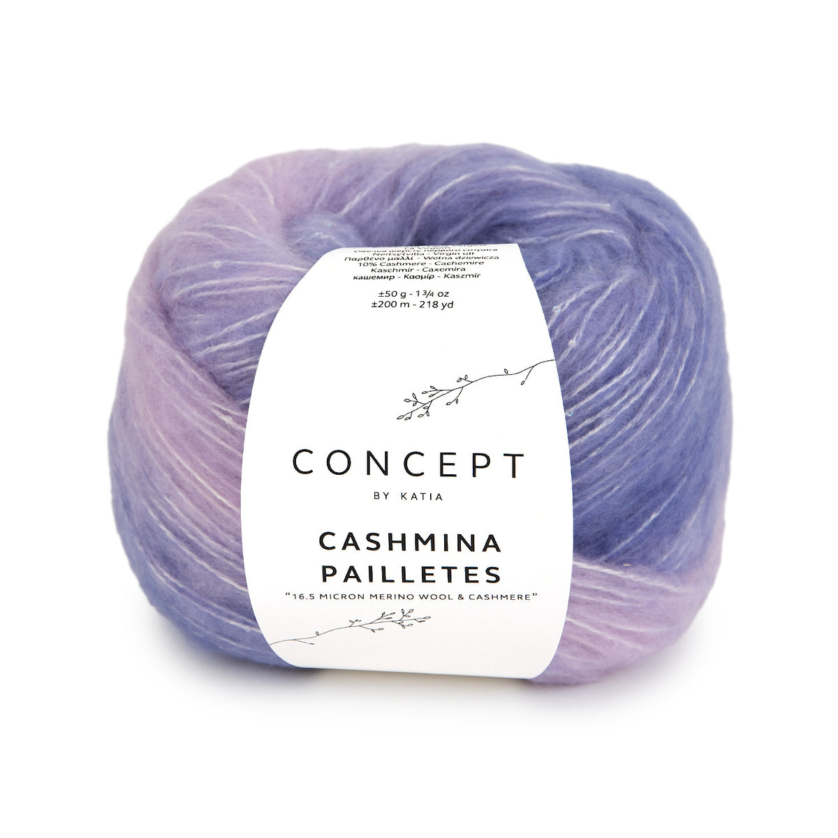 Cashmina Paillettes con Merino y Cashmere | Concept by Katia