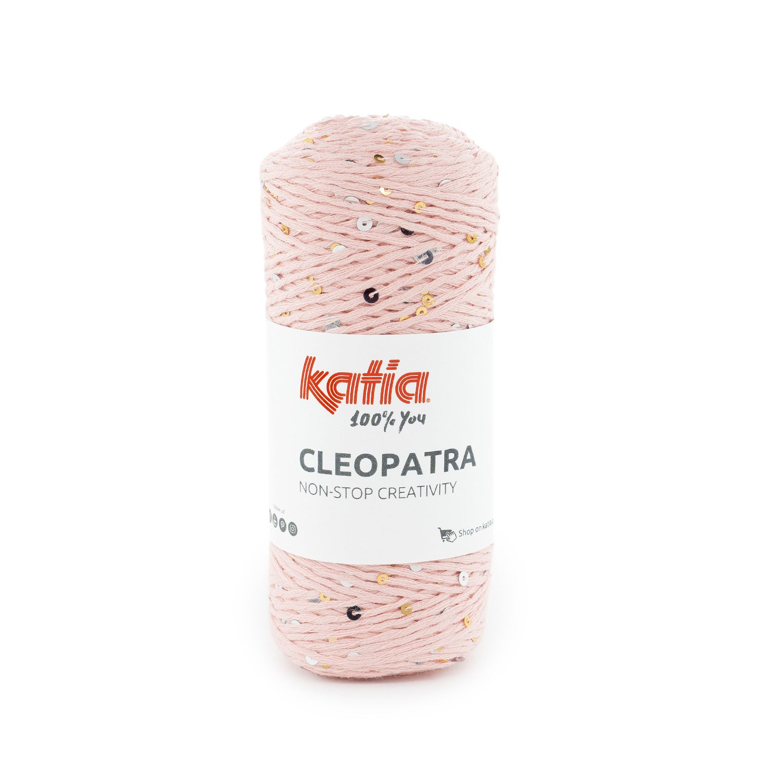 Cleopatra von Katia – Baumwolle mit Pailletten, 100 g