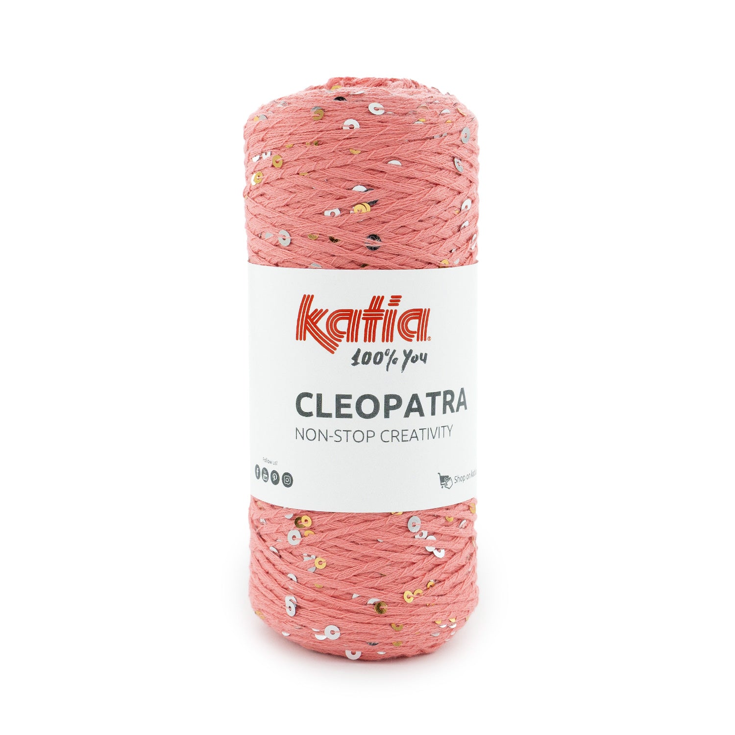 Cleopatra von Katia – Baumwolle mit Pailletten, 100 g