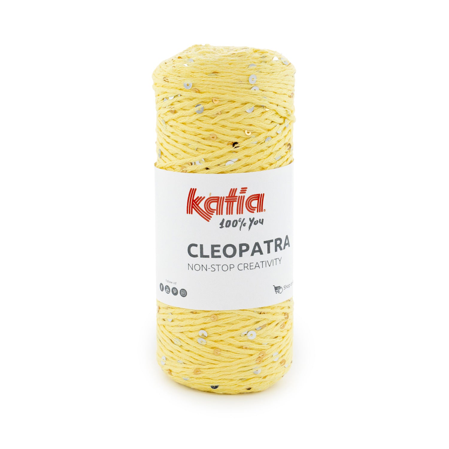 Cleopatra von Katia – Baumwolle mit Pailletten, 100 g