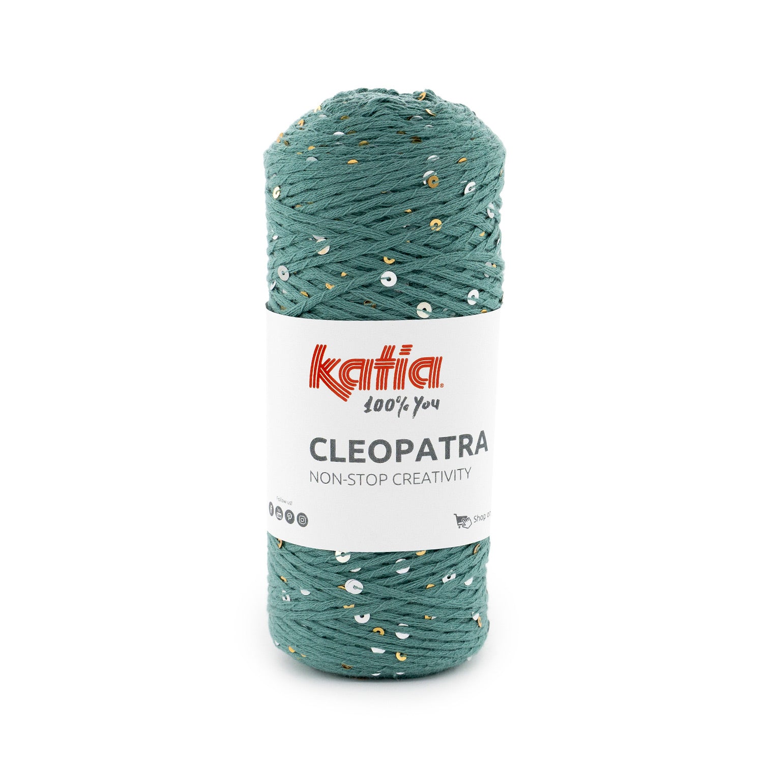 Cleopatra von Katia – Baumwolle mit Pailletten, 100 g