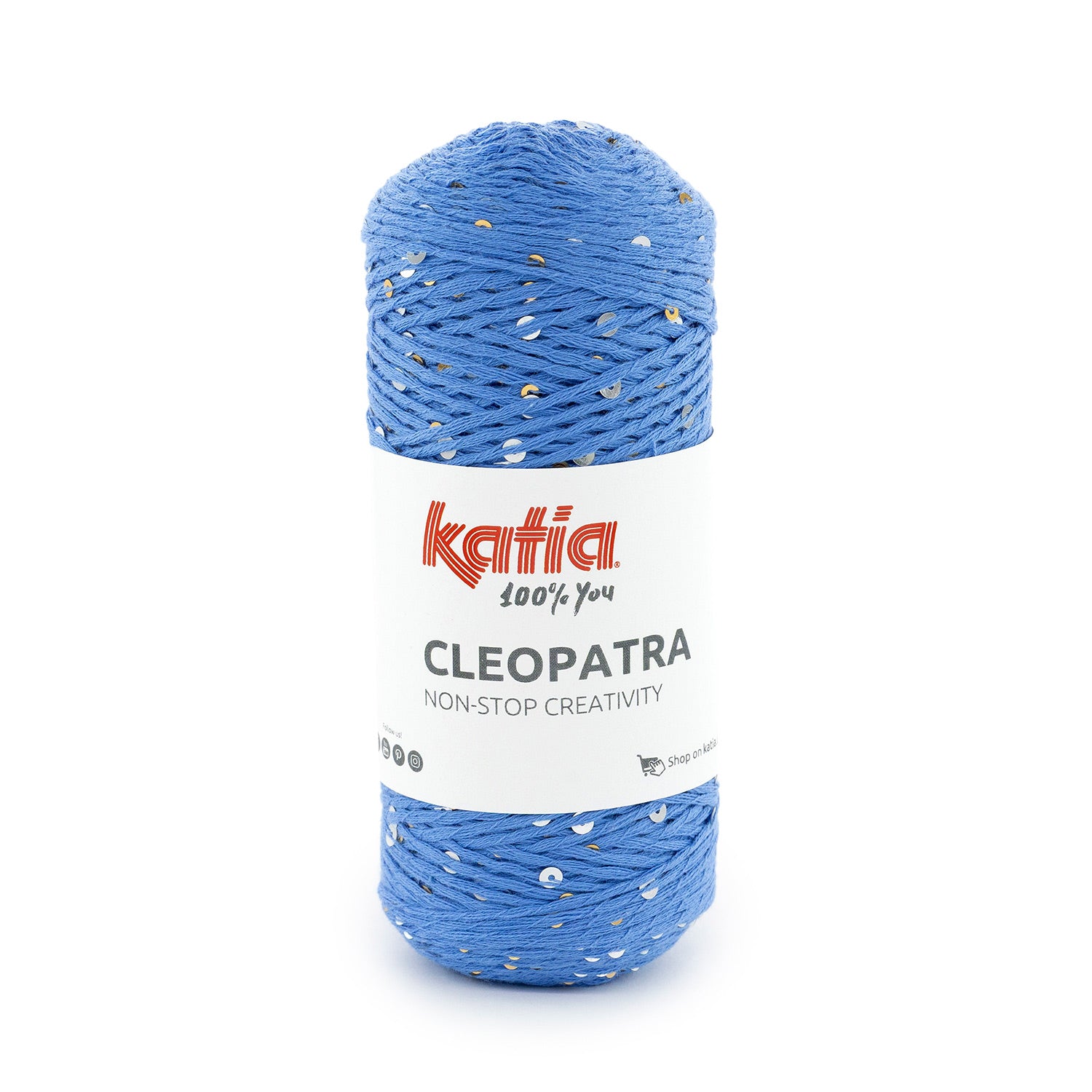 Cleopatra von Katia – Baumwolle mit Pailletten, 100 g