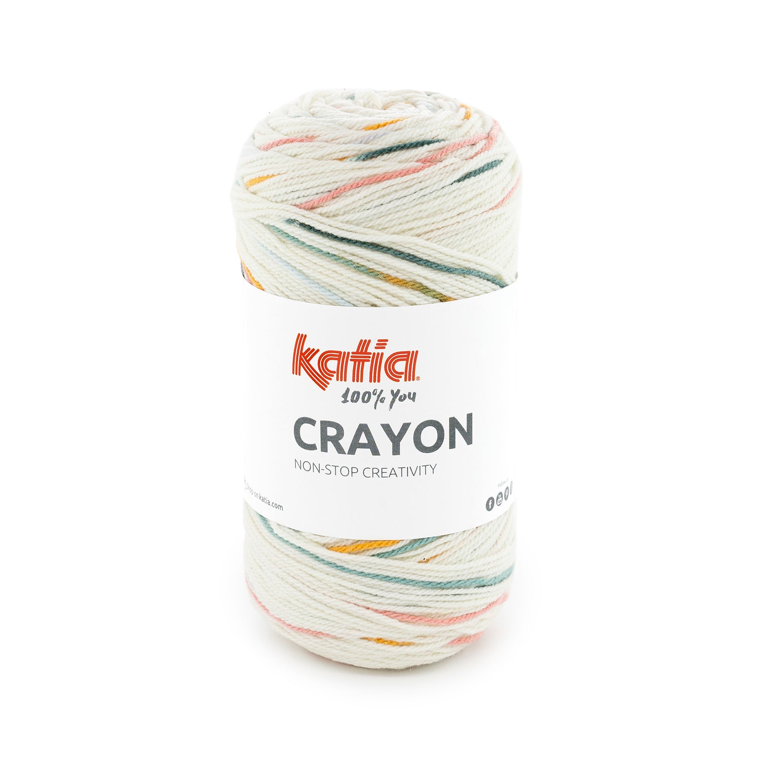 Crayon de Katia - Hilo Estampado Acrílico y Algodón 100 g