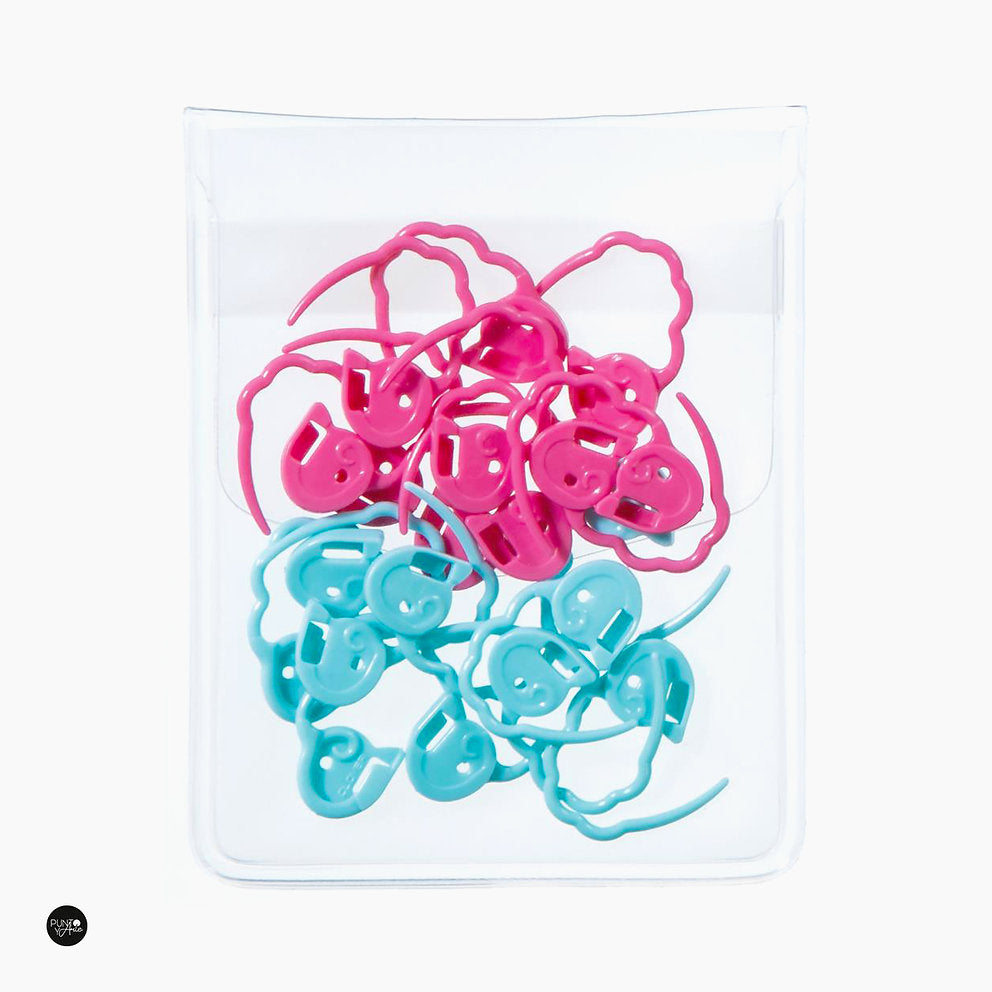 Snap Stitch Markers with Quick Release Medium - Clover 3031