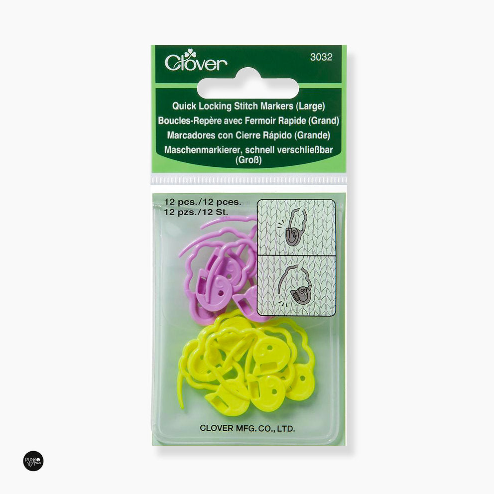 Large Clover 3032 Snap Lock Stitch Markers