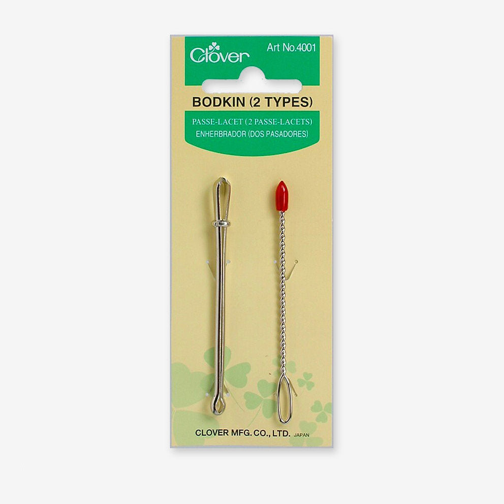 Set of 2 Clover 4001 Bobbins - Makes it Easy to Thread Ribbons and Elastics