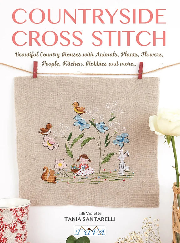 Revista Countryside Cross-Stitch, diseños de Lilli Violette - Tuve Editorial