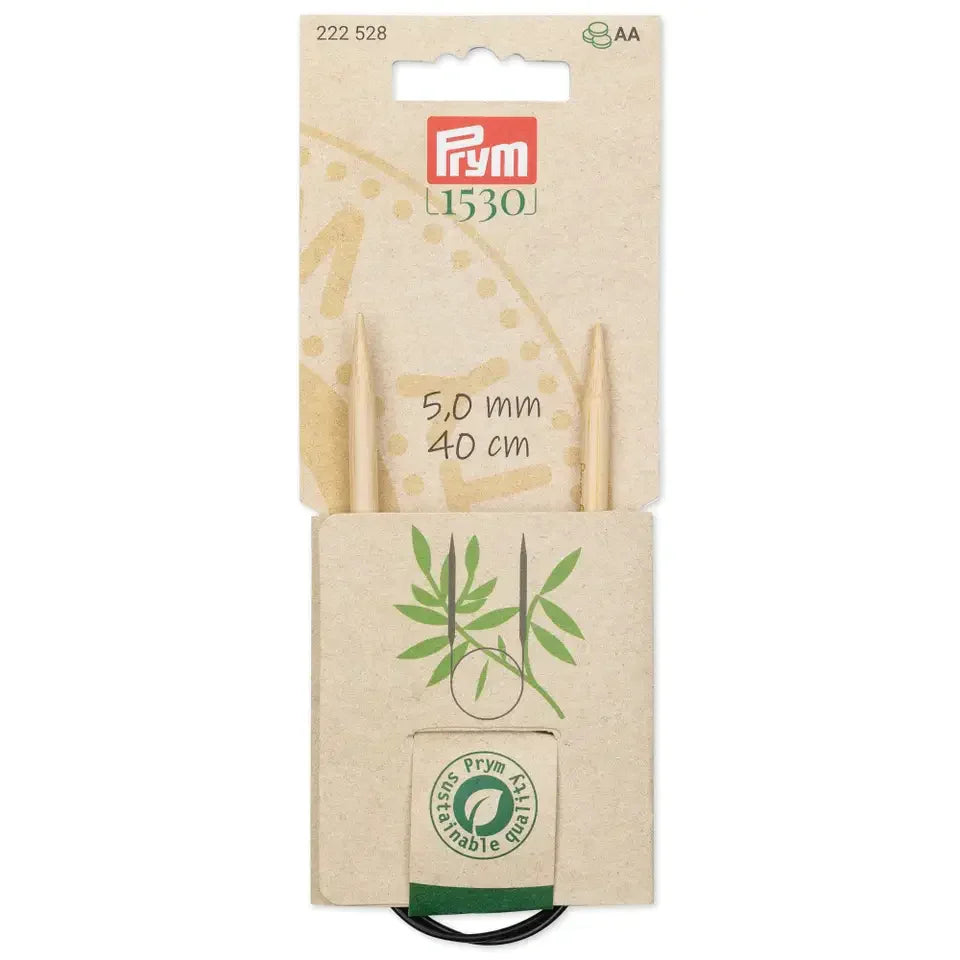 Prym 1530 Bamboo Circular Knitting Needles - Quality, Comfort and Sustainability