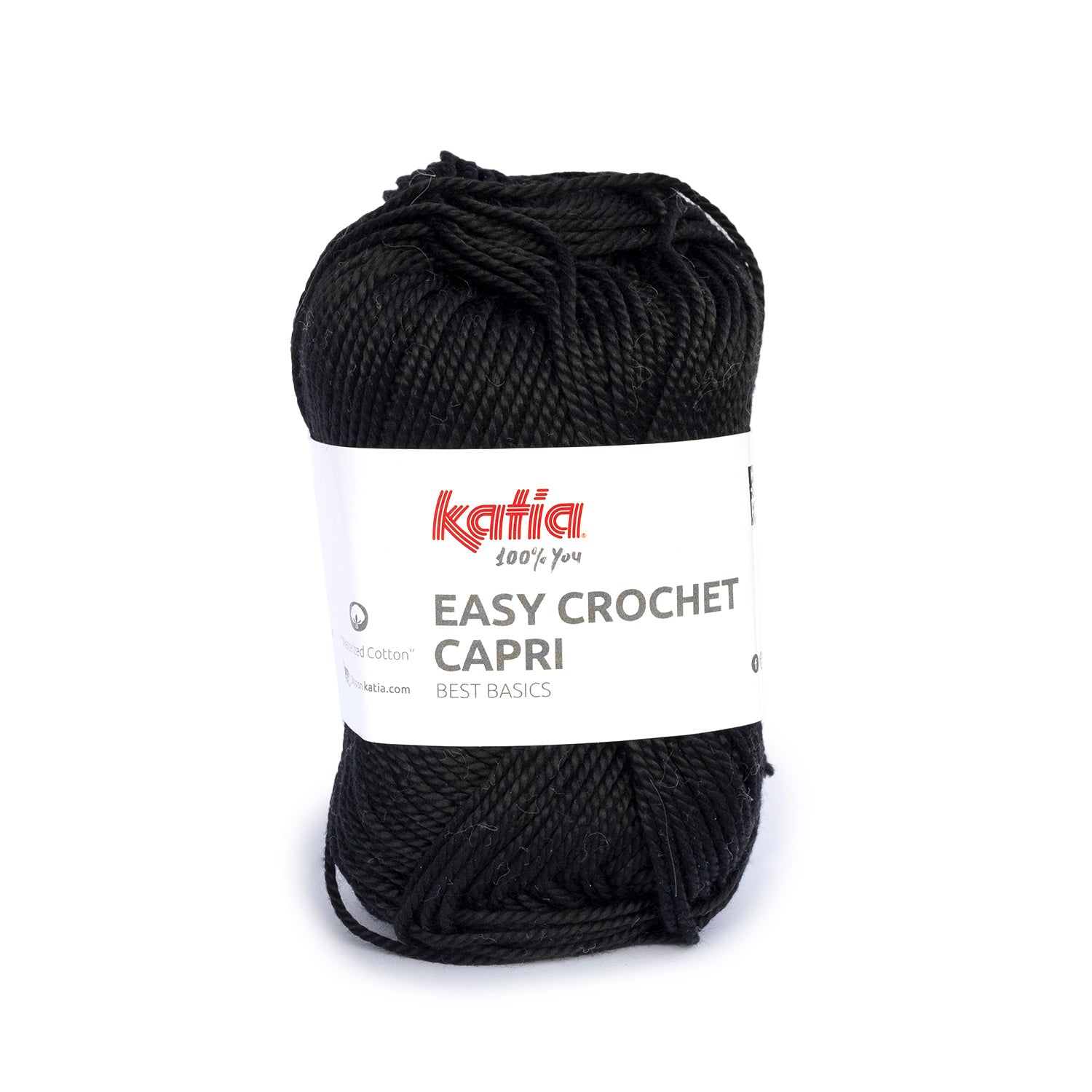 Lana Easy Crochet Capri - Algodón Gaseado y Mercerizado 100% para Creaciones Frescas y Brillantes