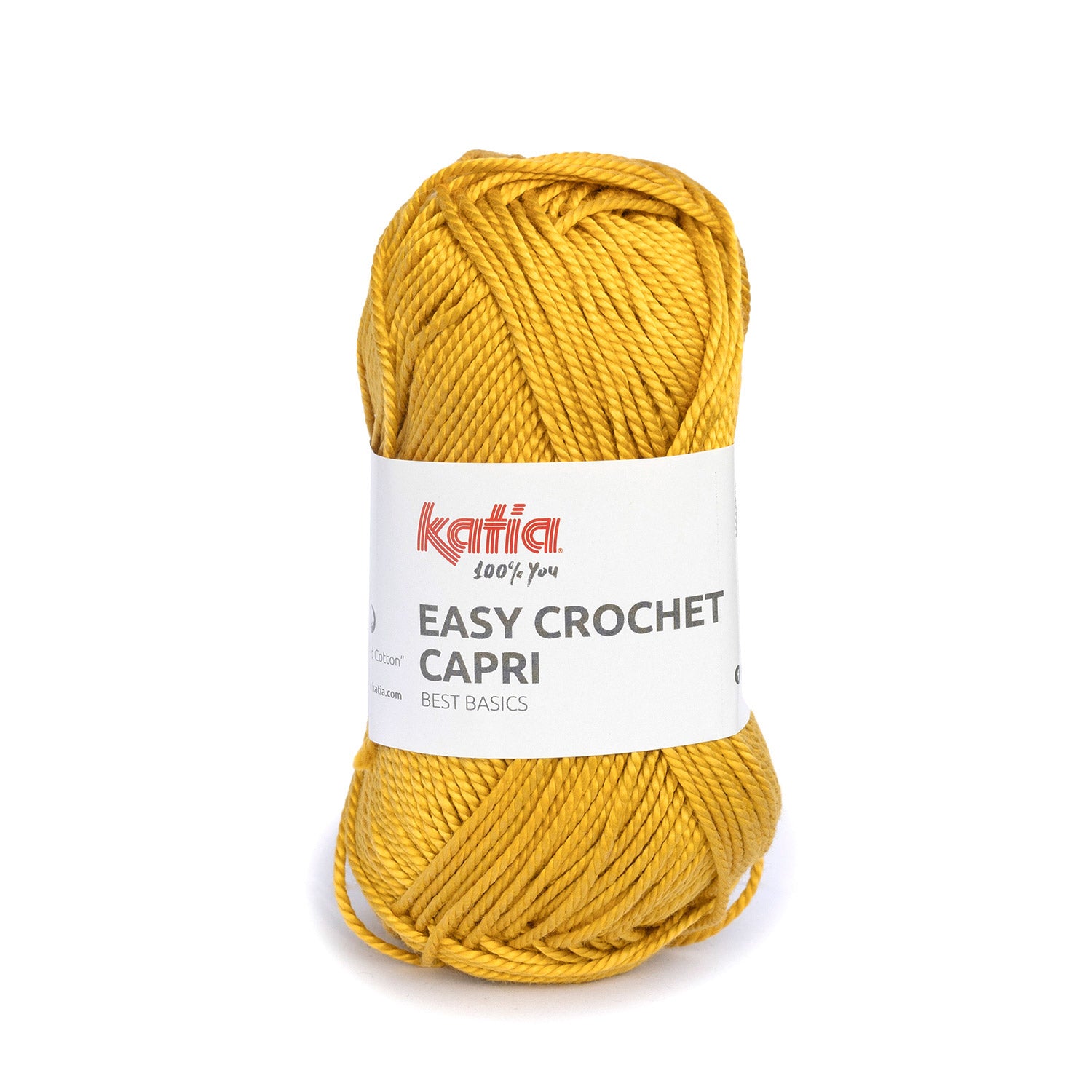 Lana Easy Crochet Capri - Algodón Gaseado y Mercerizado 100% para Creaciones Frescas y Brillantes
