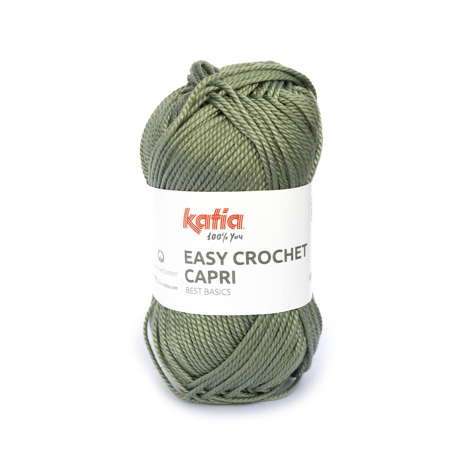 Lana Easy Crochet Capri - Algodón Gaseado y Mercerizado 100% para Creaciones Frescas y Brillantes