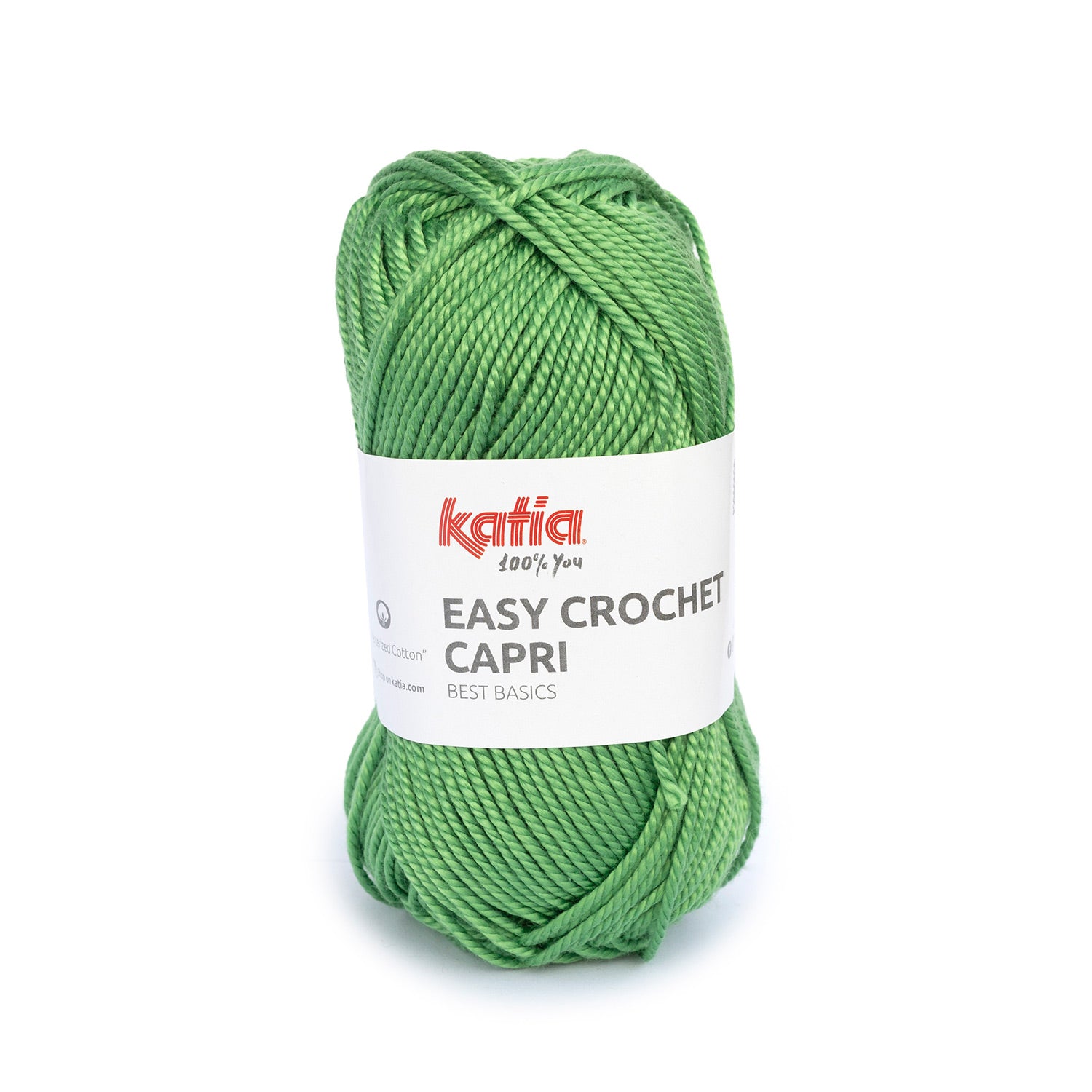 Lana Easy Crochet Capri - Algodón Gaseado y Mercerizado 100% para Creaciones Frescas y Brillantes