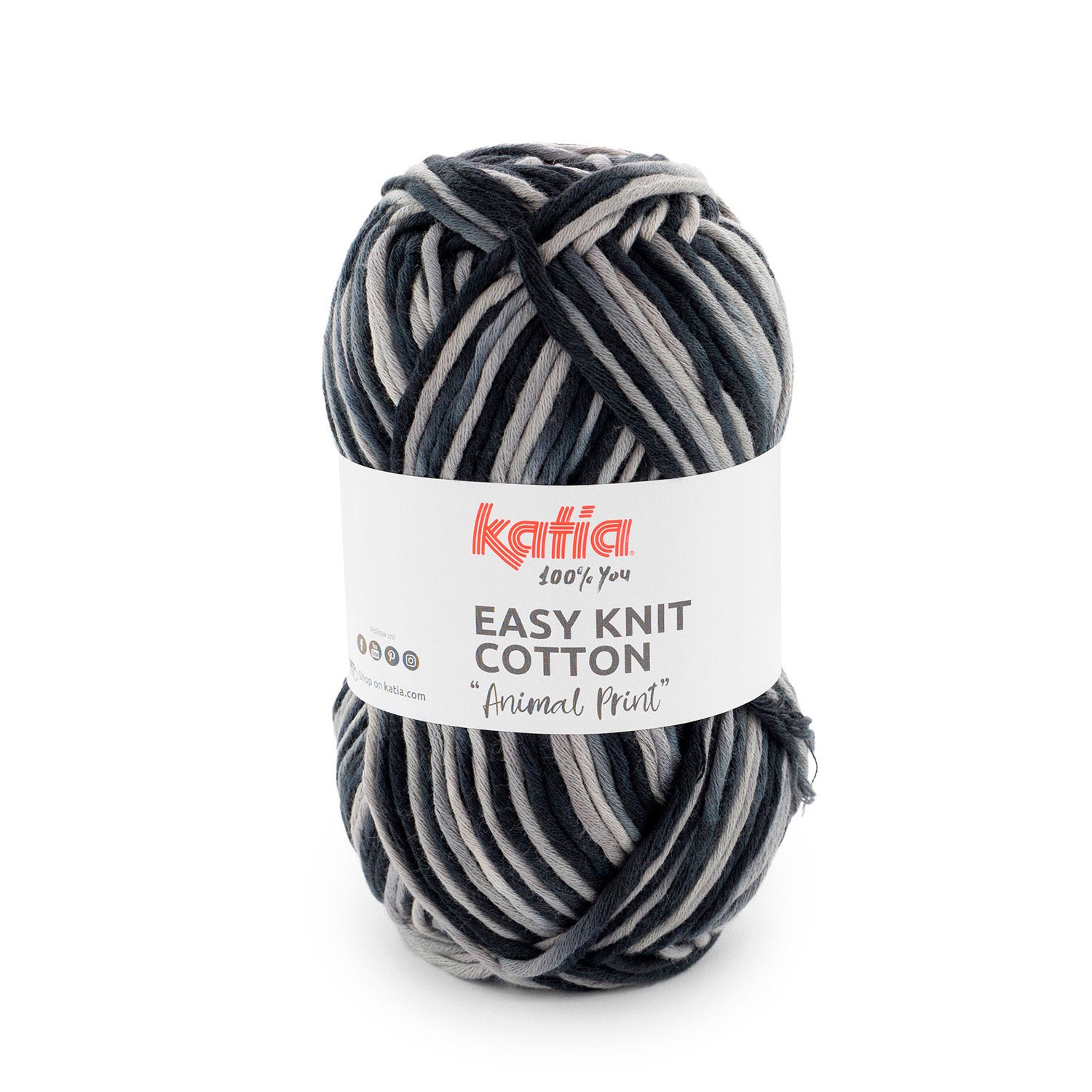 Easy Knit Cotton Animal Print - 100m, 100g