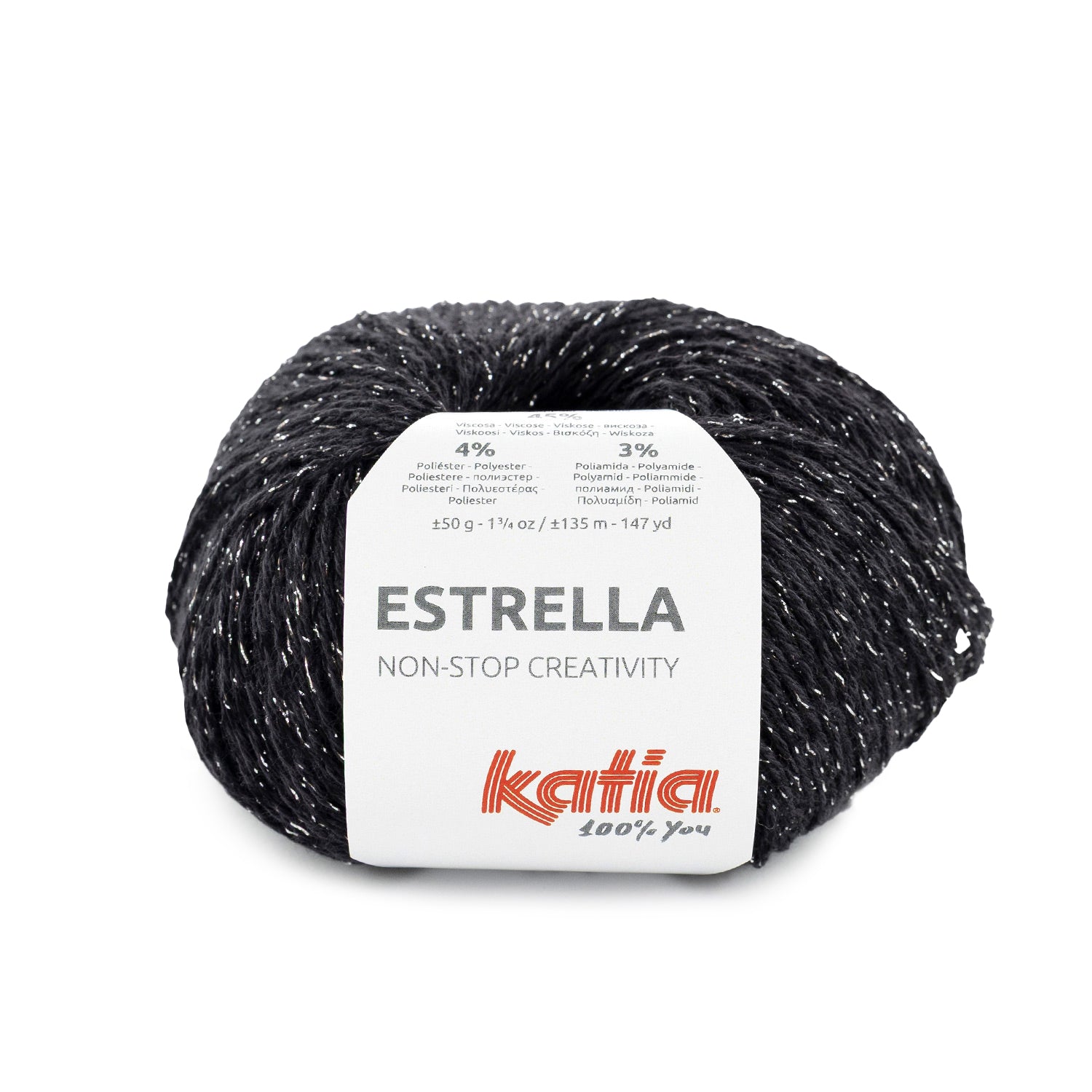 Estrella de Katia - Hilo Fantasía Mate-Brillo 50 g