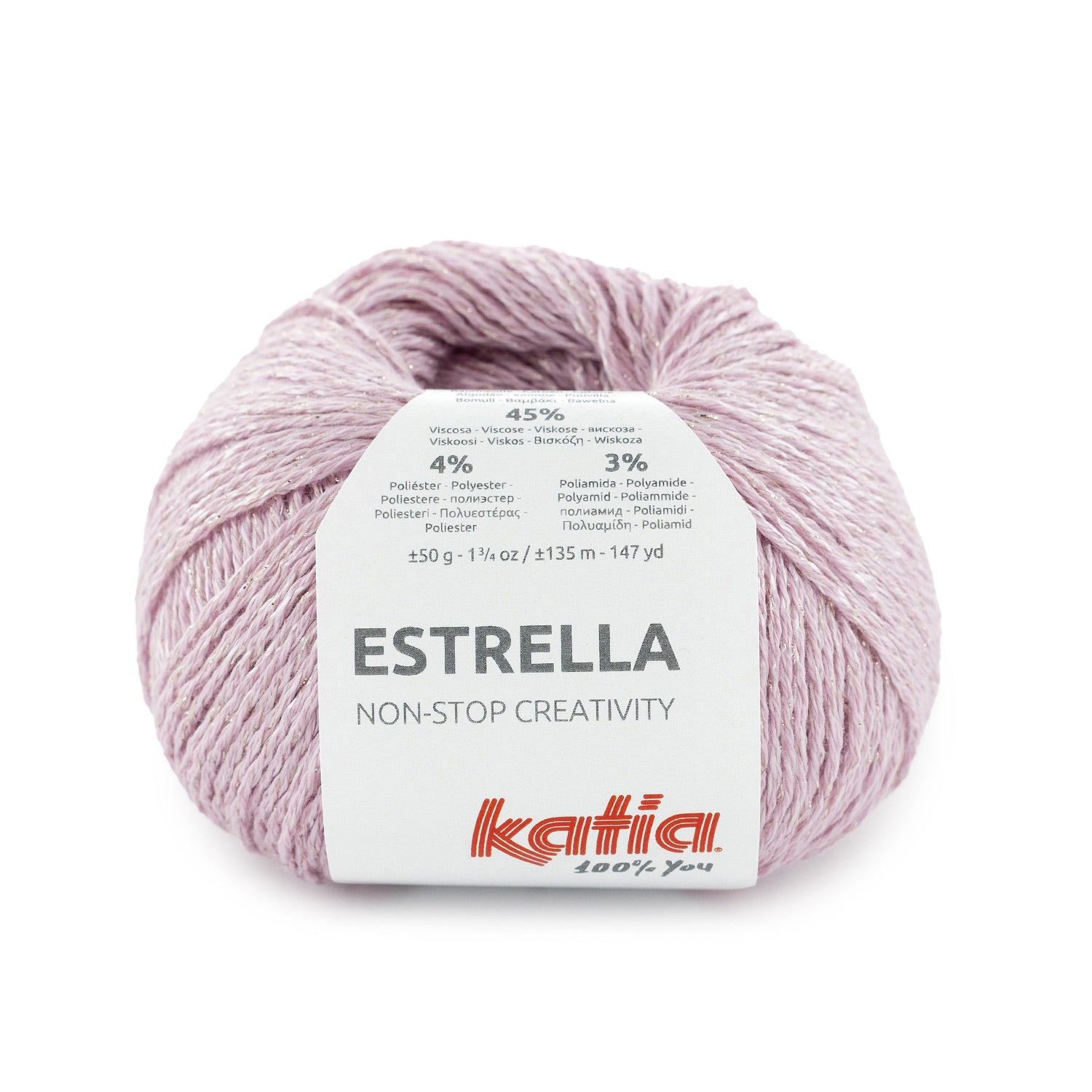Estrella de Katia - Hilo Fantasía Mate-Brillo 50 g