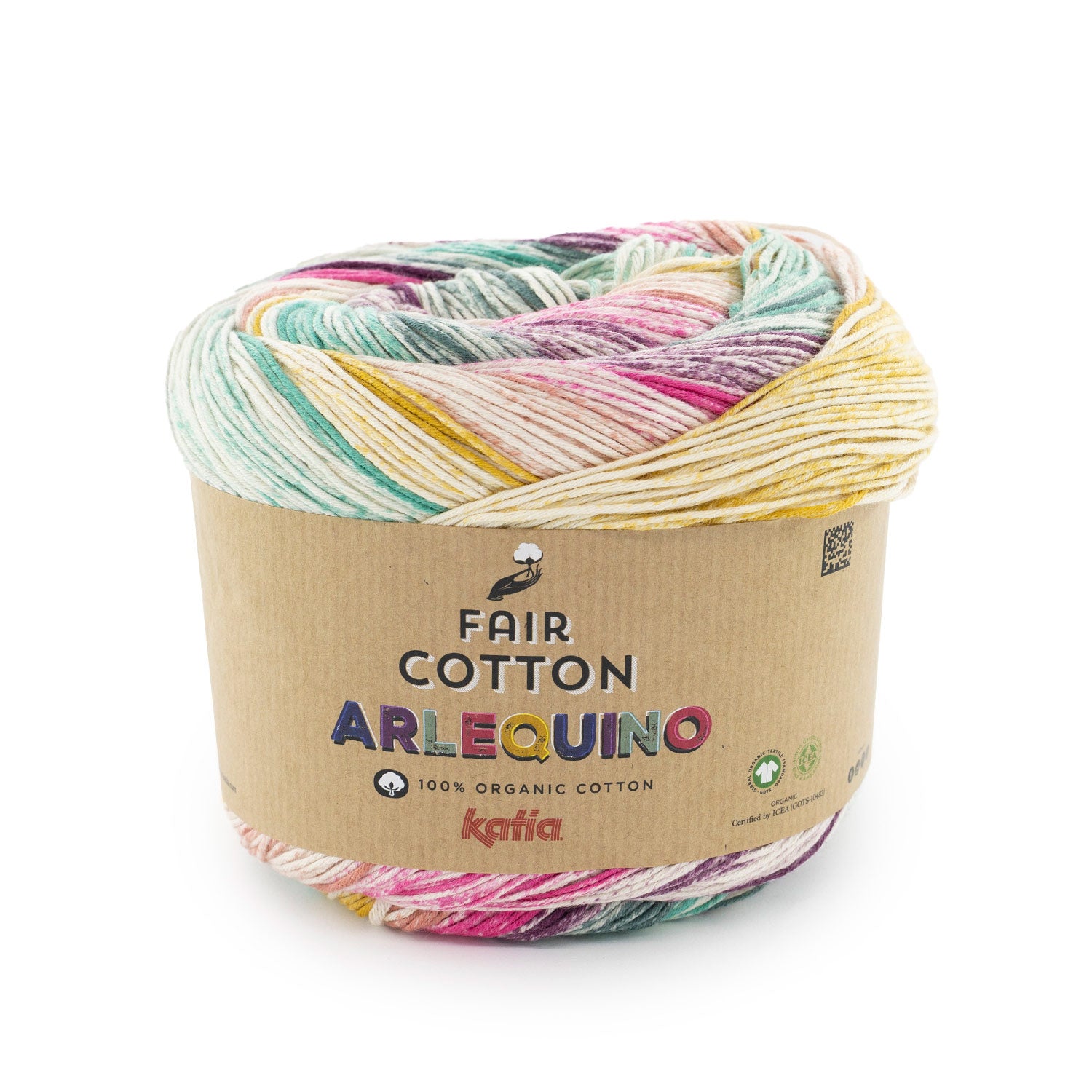 Fair Cotton Arlequino de Katia - Algodón Orgánico 200 g
