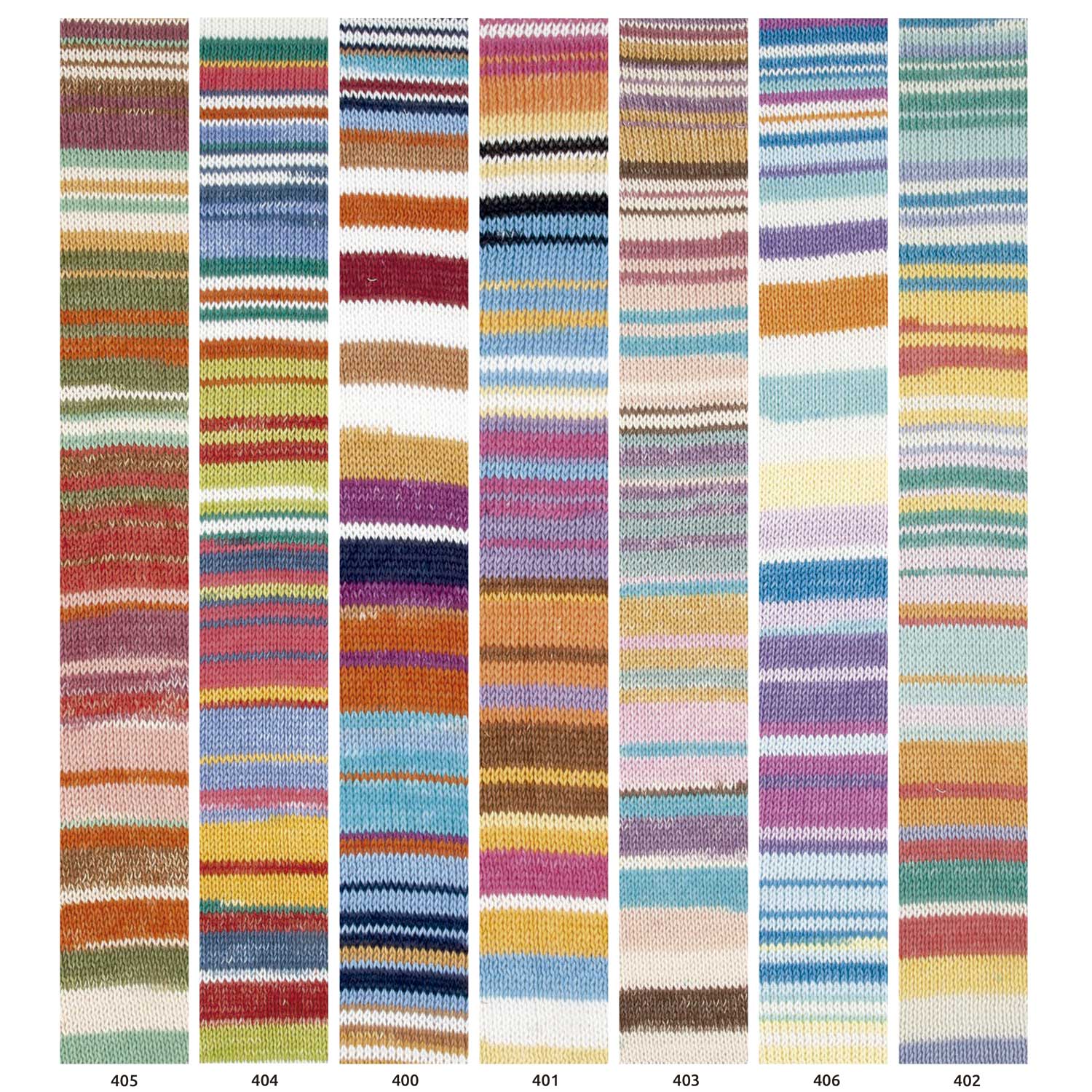 Lana Katia Fair Cotton Diverso - Color Orgánico con Efecto Degradado Único